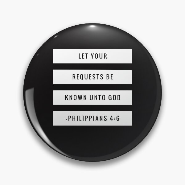 Item preview, Let Your Requests Be Known Unto God Philippians 4:6 designed and sold by TrndSttr.