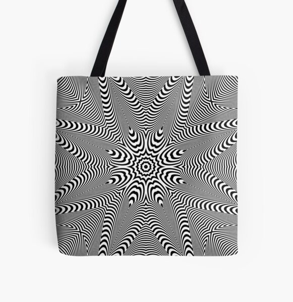 Psychedelic Pattern Tote Shopping Bag For Life 