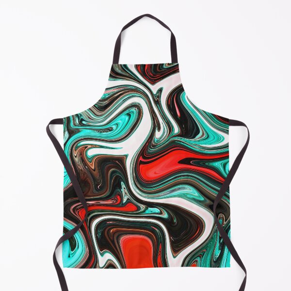 Item preview, Red & Turquoise Marble designed and sold by Flydea.