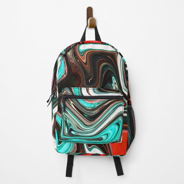 Artikelvorschau, Red & Turquoise Marble entworfen und verkauft von Flydea.