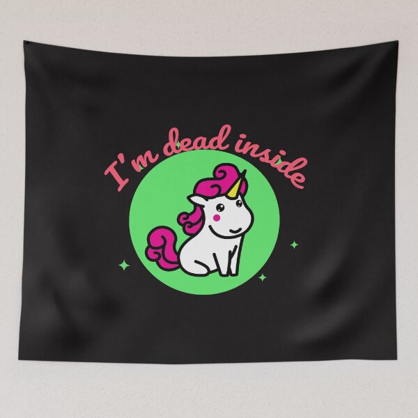Item preview, Ironic Unicorn I'm Dead Inside designed and sold by TrndSttr.