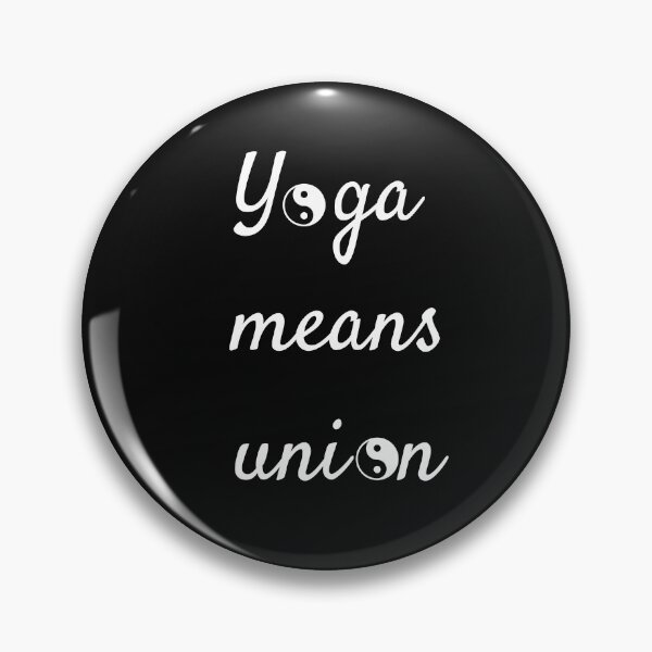 Item preview, Yoga means union designed and sold by eyoginminimal.