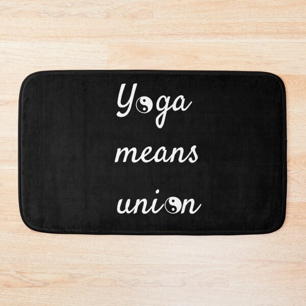 Item preview, Yoga means union designed and sold by eyoginminimal.