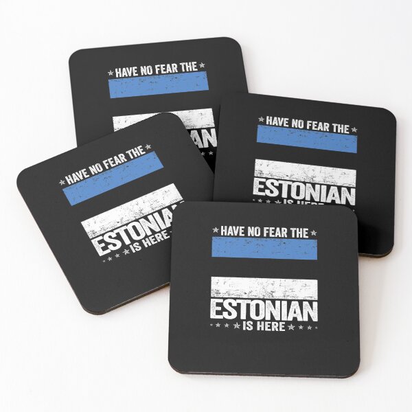 Item preview, Have No Fear The Estonian Is Here  Estonia Flag Design designed and sold by JJDzignsShop.