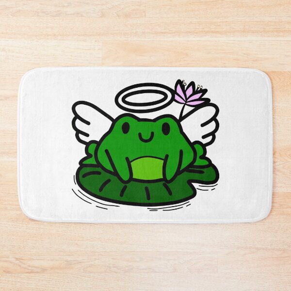 Item preview, Cute Smiling Angel Frog designed and sold by Niiyoon's Designs.