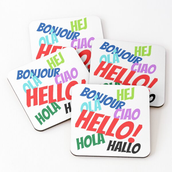 Item preview, Hello in multiple Languages designed and sold by ajtechdesigns.