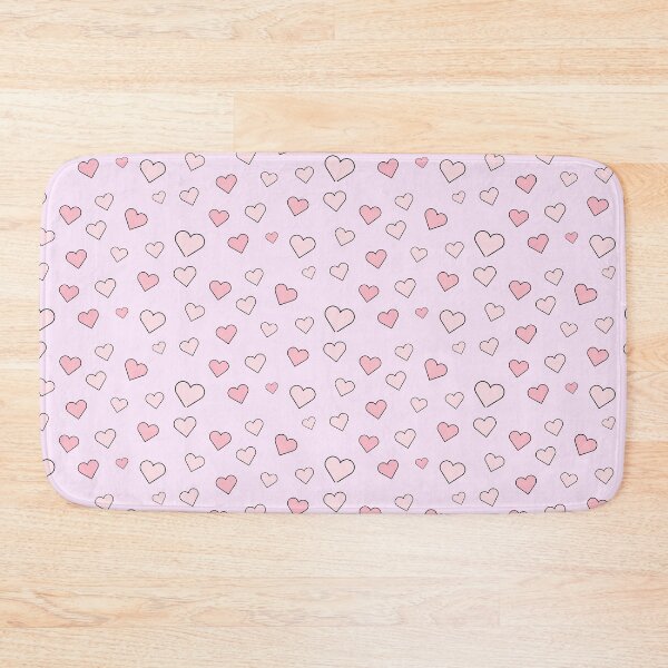 Item preview, Super Simple Minimalistic Baby Pink Hearts Pattern Set designed and sold by Barolina.