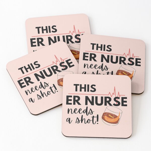 Item preview, Funny Nurse Gifts- This ER Nurse Needs a Shot! Version designed and sold by EvaWolf.