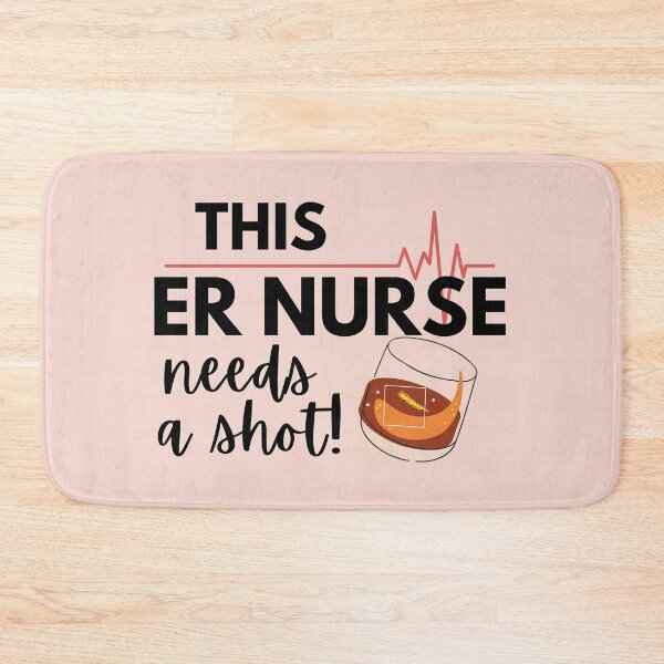 Item preview, Funny Nurse Gifts- This ER Nurse Needs a Shot! Version designed and sold by EvaWolf.