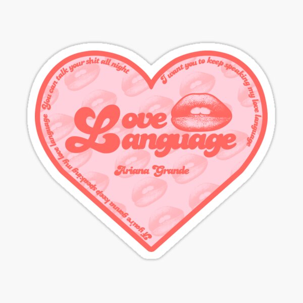 love language lips Sticker