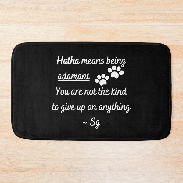 Item preview, Hatha mean being adamant designed and sold by eyoginminimal.