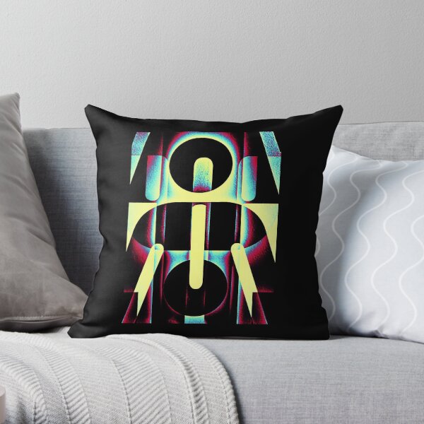 The Machine (Vertical Variant) Throw Pillow