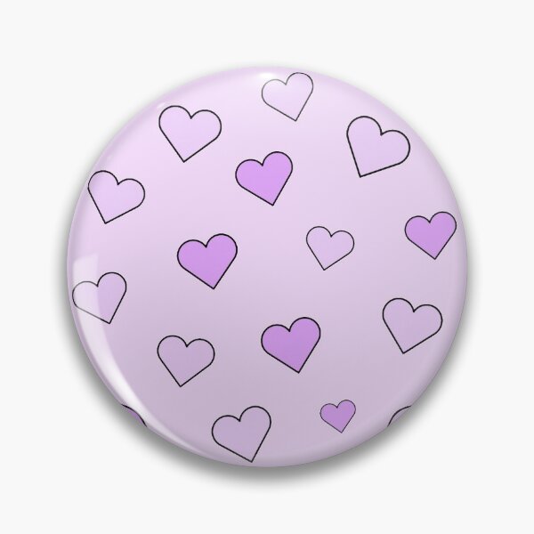 Item preview, Super Simple Minimalistic Pastel Purple Hearts Pattern Set designed and sold by Barolina.
