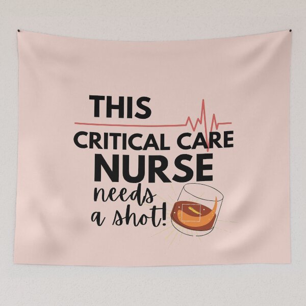 Item preview, Funny Nurse Gifts- This Critical Care Nurse Needs a Shot! Version designed and sold by EvaWolf.