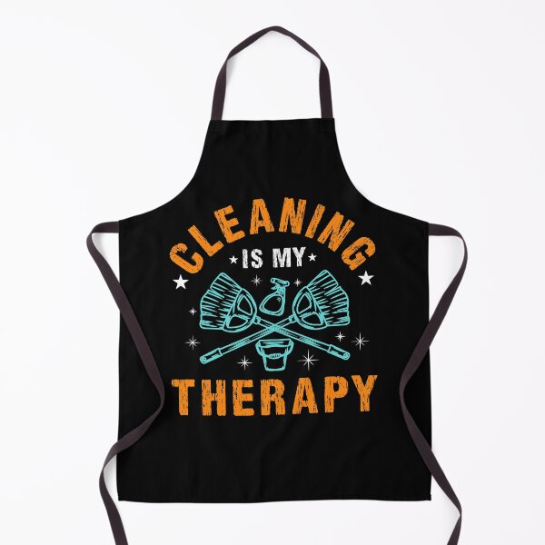 Item preview, Cleaning Is My Therapy Housewife Housekeeping Mom Vacuum Top Housewife Mother's Day Wife Mommy Parenting Parent designed and sold by shirti.