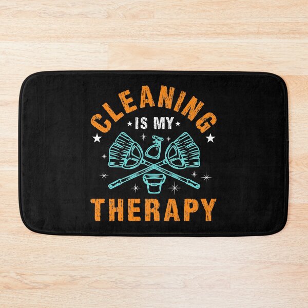 Item preview, Cleaning Is My Therapy Housewife Housekeeping Mom Vacuum Top Housewife Mother's Day Wife Mommy Parenting Parent designed and sold by shirti.