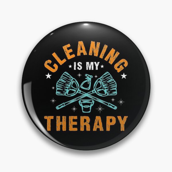 Item preview, Cleaning Is My Therapy Housewife Housekeeping Mom Vacuum Top Housewife Mother's Day Wife Mommy Parenting Parent designed and sold by shirti.