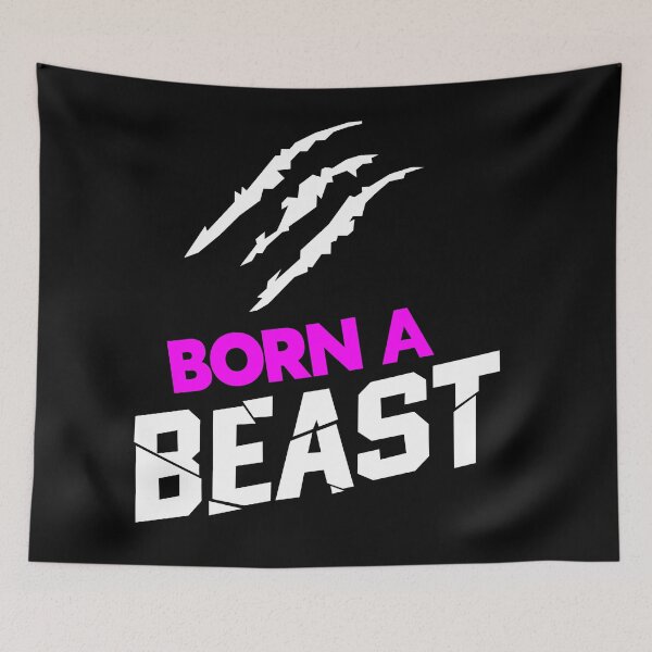 Item preview, Born A Beast (Purple) designed and sold by ZODSTER.