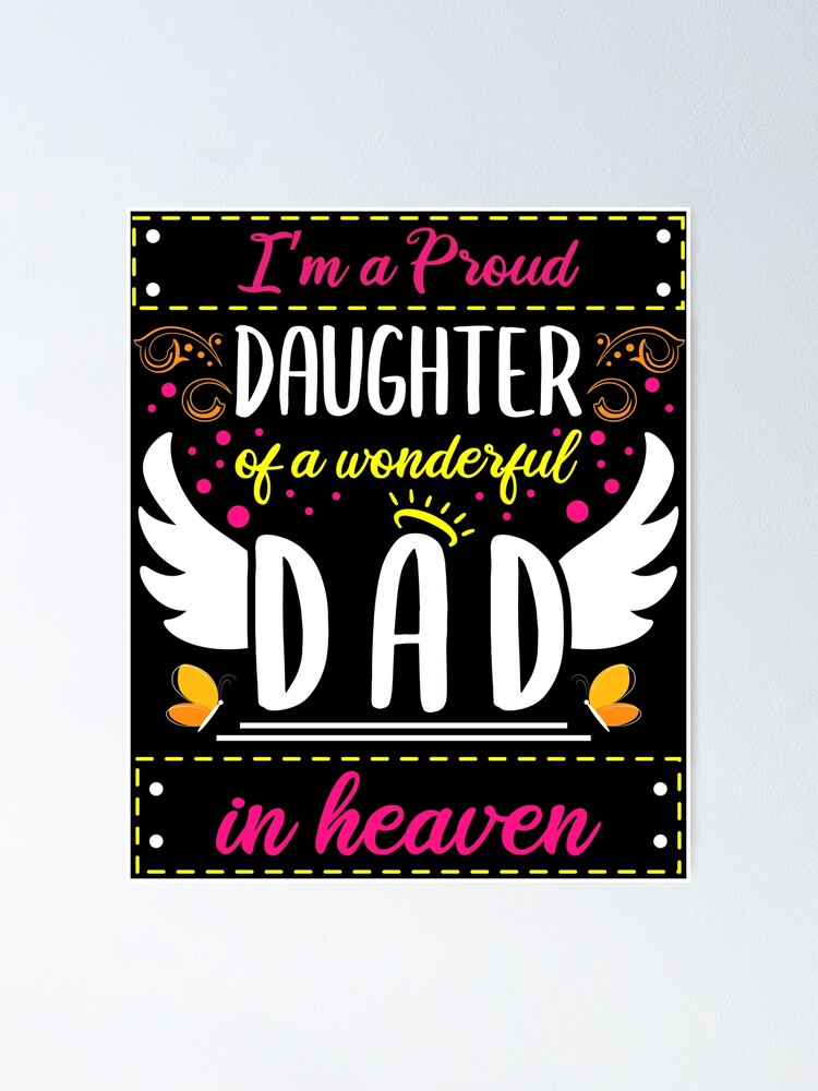 Angel In Heaven Birthday Day Card Bereavement Card For A Dad