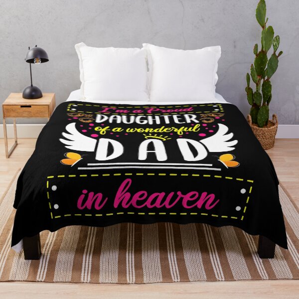 Item preview, I'm A Proud Daughter Of A Wonderful Dad In Heaven Angel Wing Daddy Anniversary Father's Day Death Papa Love Fam designed and sold by shirti.