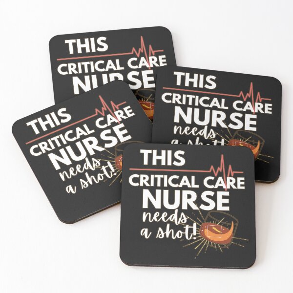 Item preview, Funny Nurse Gifts- This Critical Care Nurse Needs a Shot! Version 2 White text designed and sold by EvaWolf.