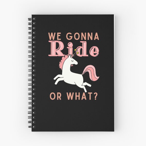 Item preview, we gonna ride or what? Cute unicorn designed and sold by Atleta-Cali.