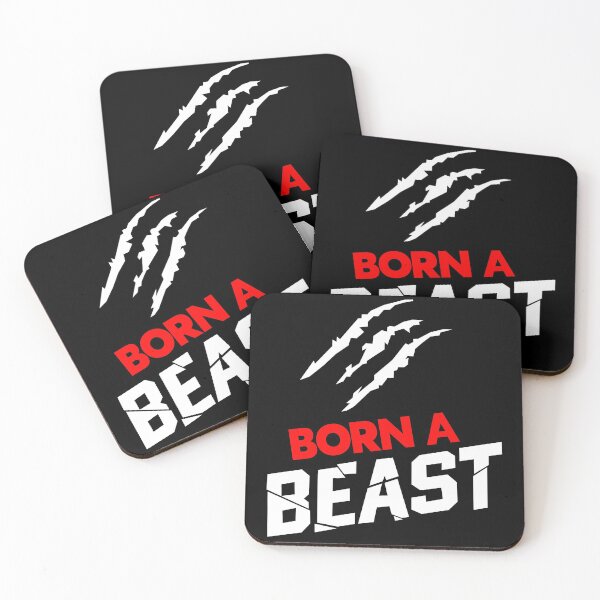 Item preview, Born A Beast (Red) designed and sold by ZODSTER.