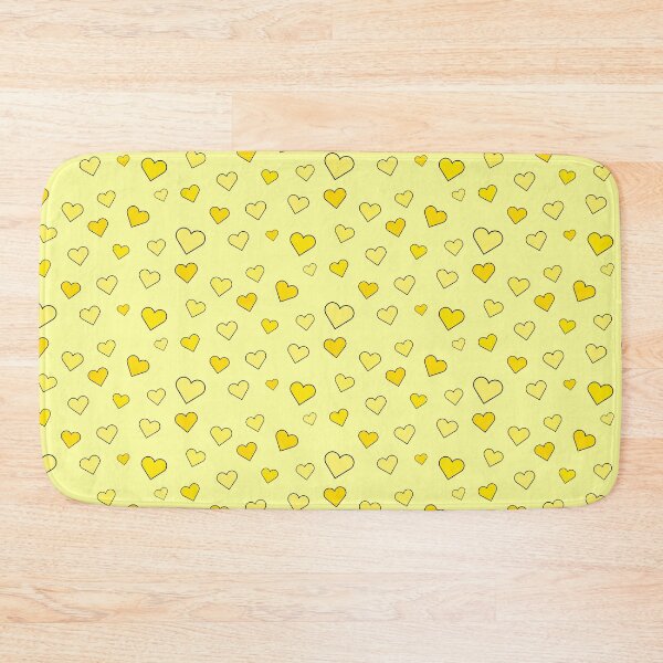 Item preview, Super Simple Minimalistic Pastel Yellow Hearts Pattern Set designed and sold by Barolina.