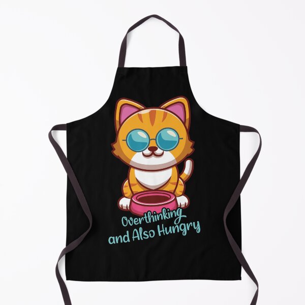 Item preview, Overthinking and Also Hungry , Cat Mom , Cat Lover ,Funny Cat , for Cat Lovers designed and sold by thiag-o.