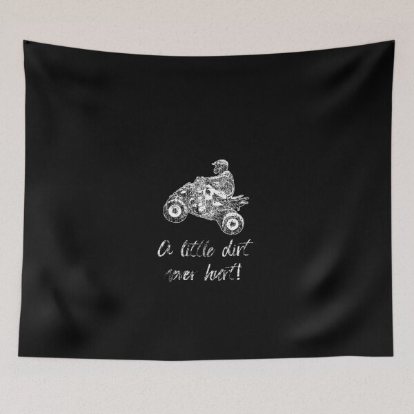 Item preview, ATV A Little Dirt Never Hurt ATV Quad Biking Wheelie designed and sold by Calan6Javer.
