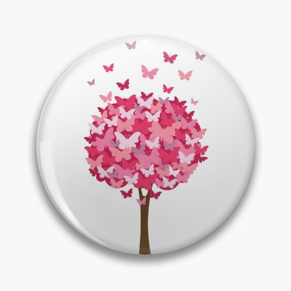 Item preview, Pink butterfly tree flying away designed and sold by JeremyMadaci.