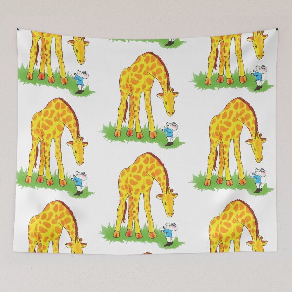 Item preview, "King Leo's Palace Mouse Inviting Giraffe" designed and sold by gigiamal.