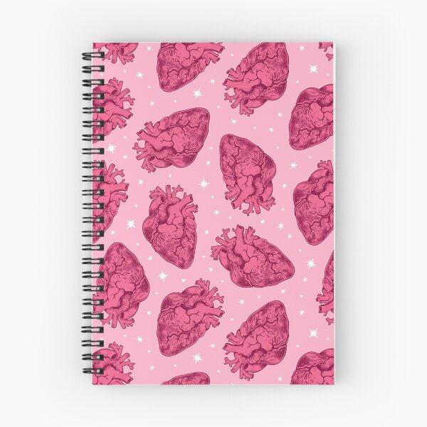 Aperçu de l'œuvre  Anatomical Hearts Scatter Pink créée et vendue par Paisley Yazel.