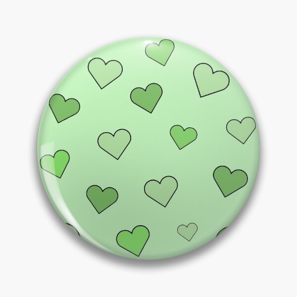 Item preview, Super Simple Minimalistic Pastel Green Hearts Pattern Set designed and sold by Barolina.