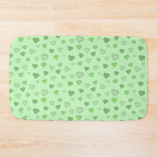 Item preview, Super Simple Minimalistic Pastel Green Hearts Pattern Set designed and sold by Barolina.