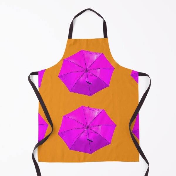 Item preview, Pink umbrellas on orange designed and sold by Photopat.