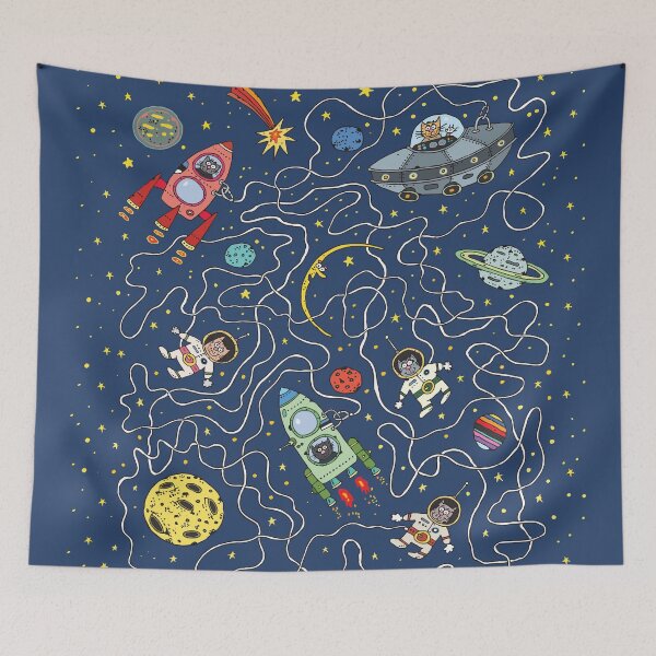 Item preview, Space astronaut cosmic cats design.  iPhone and Samsung Galaxy case cover designed and sold by RoManSmArt.