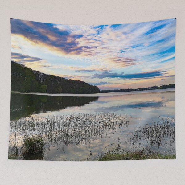 Item preview, Pastel Clouds Over The Lake designed and sold by EvelinePatterns.