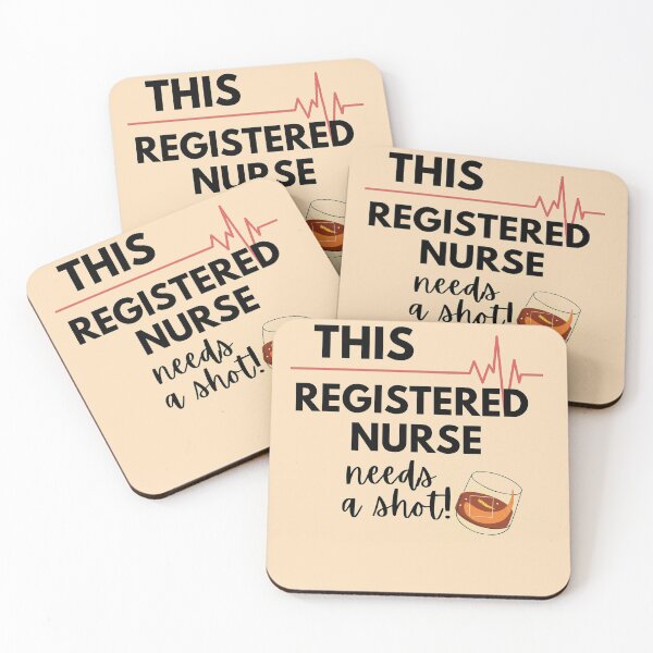 Item preview,  Funny Nurse Gifts- This Registered Nurse Needs a Shot! Black text Version designed and sold by EvaWolf.