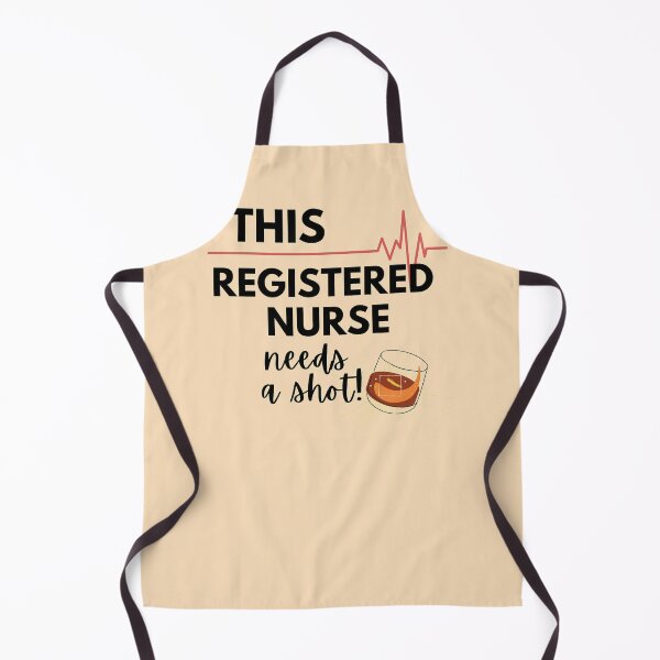 Item preview, Funny Nurse Gifts- This Registered Nurse Needs a Shot! Black text Version designed and sold by EvaWolf.
