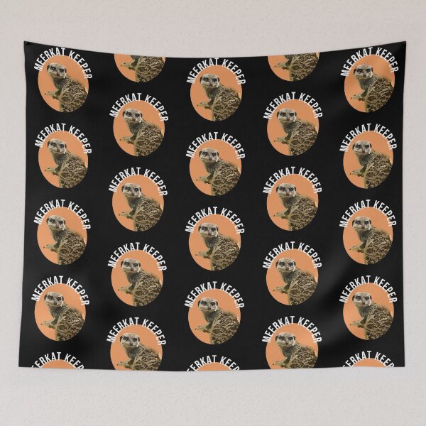 Item preview, Meerkat Keeper,Meerkat Keeper Design – Dedicated Care and Conservation of Social Mammals Artwork designed and sold by PrettylittlepastelUk.