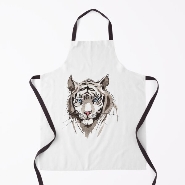 Item preview, white tiger head designed and sold by JeremyMadaci.