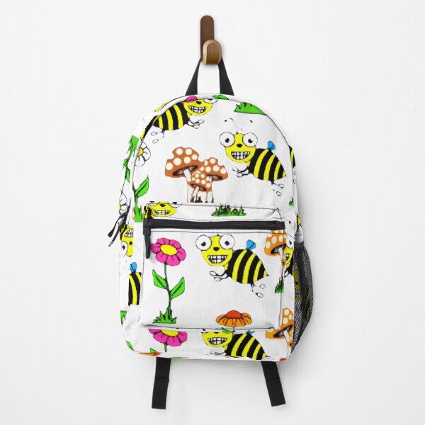 Item preview, FUNNY BEE AND FLOWER PATTERN designed and sold by NATUREZONE.