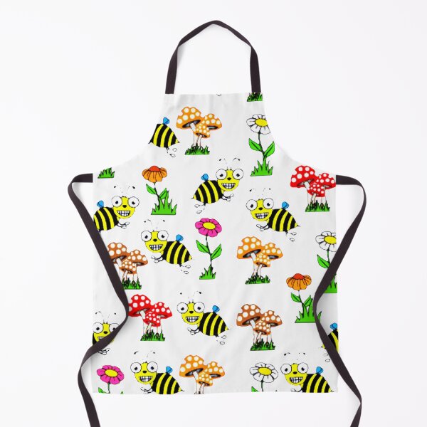 Item preview, FUNNY BEE AND FLOWER PATTERN designed and sold by NATUREZONE.