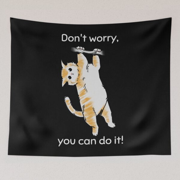 Item preview, Cute Cat Hanging  designed and sold by thersant.