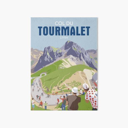 Aperçu de l'œuvre COL DU TOURMALET créée et vendue par VeloCityStore.