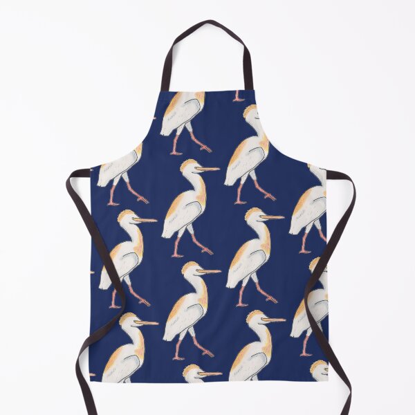 Item preview, Cattle Egret wild bird species wildlife art designed and sold by TheWaterBirds.