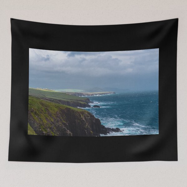 Item preview, Atlantic ocean, mountains and beautiful cloudy sky, this is the Dingle Peninsula on Ireland’s Wild Atlantic Way, southwest Atlantic coast designed and sold by AlbertMi.
