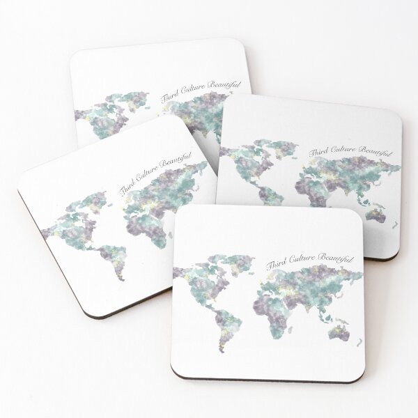 Item preview, Third Culture, Watercolour World Map designed and sold by HaanaSam.