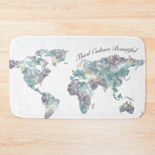 Item preview, Third Culture, Watercolour World Map designed and sold by HaanaSam.